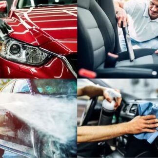 Leotus- ja survepesu * Käsipesu shampooniga * Loputus * Kuivatus * Läikevaha * Ustevahede puhastus * Kummimatide pesu * Rehviläige * Tolmuimejaga puhastus auto salongis ja pagasiruumis * Põrandamattide puhastus (surveõhu või veega) * Klaaside sisepesu * Armatuuri ja uksepaneelide puhastus Ustevahede puhastus